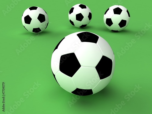 Some footballs © StepStock