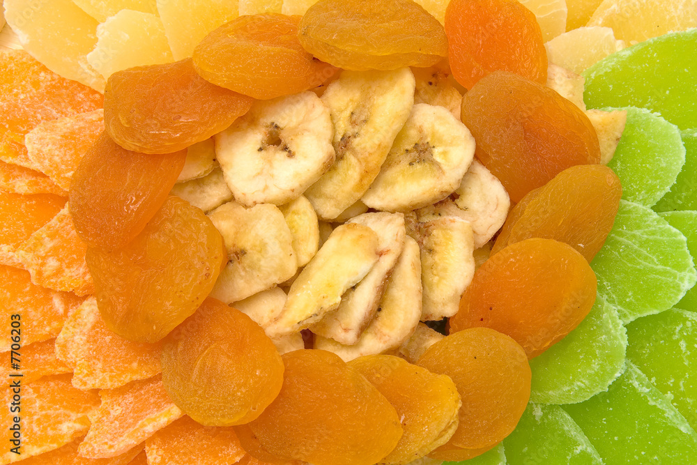 dried fruit colletction on white dried fruit colletction on white