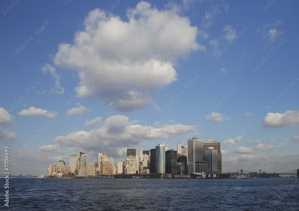 Obraz premium Downtown Manhattan Panorama