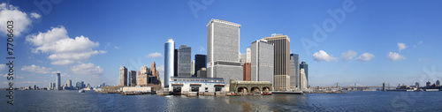 Large panorama of south Manhattan