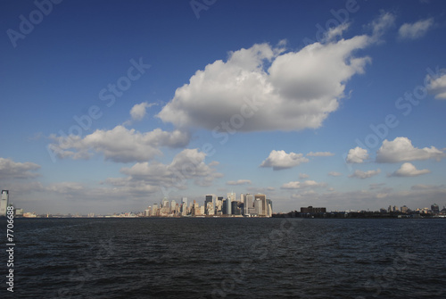 Panorama of downtown Manhattan