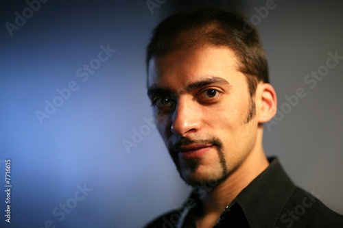 Фотография Close-up portrait of a handsome young man