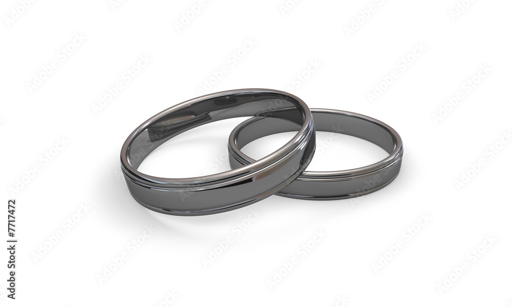 Eheringe - silber - Edel