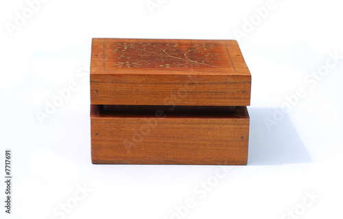 single wooden box
