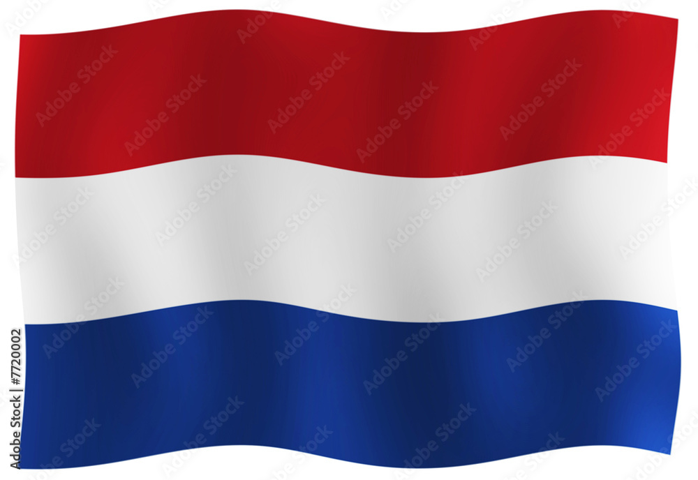 Canvas Print drapeau pays bas