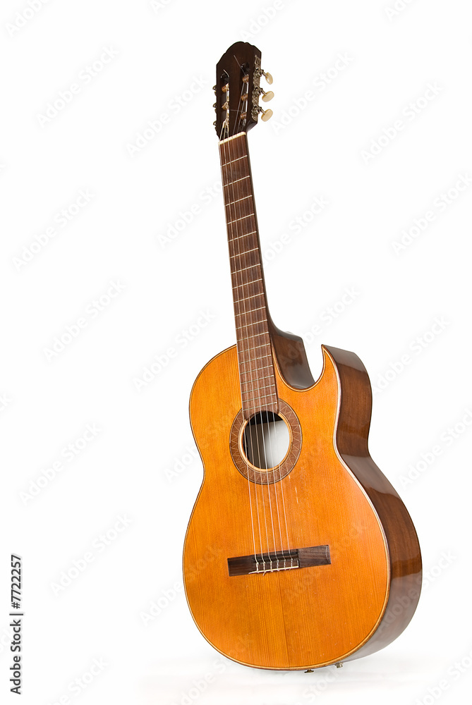 classical guitar with cut body 3