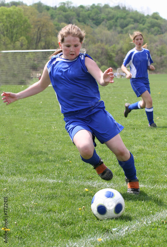 Youth Teen Soccer Player in Action 16