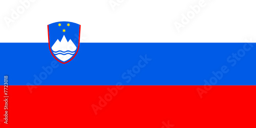 Drapeau Slovène True Colors