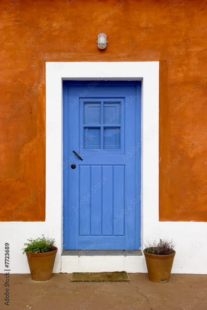 Fototapeta premium Blue door