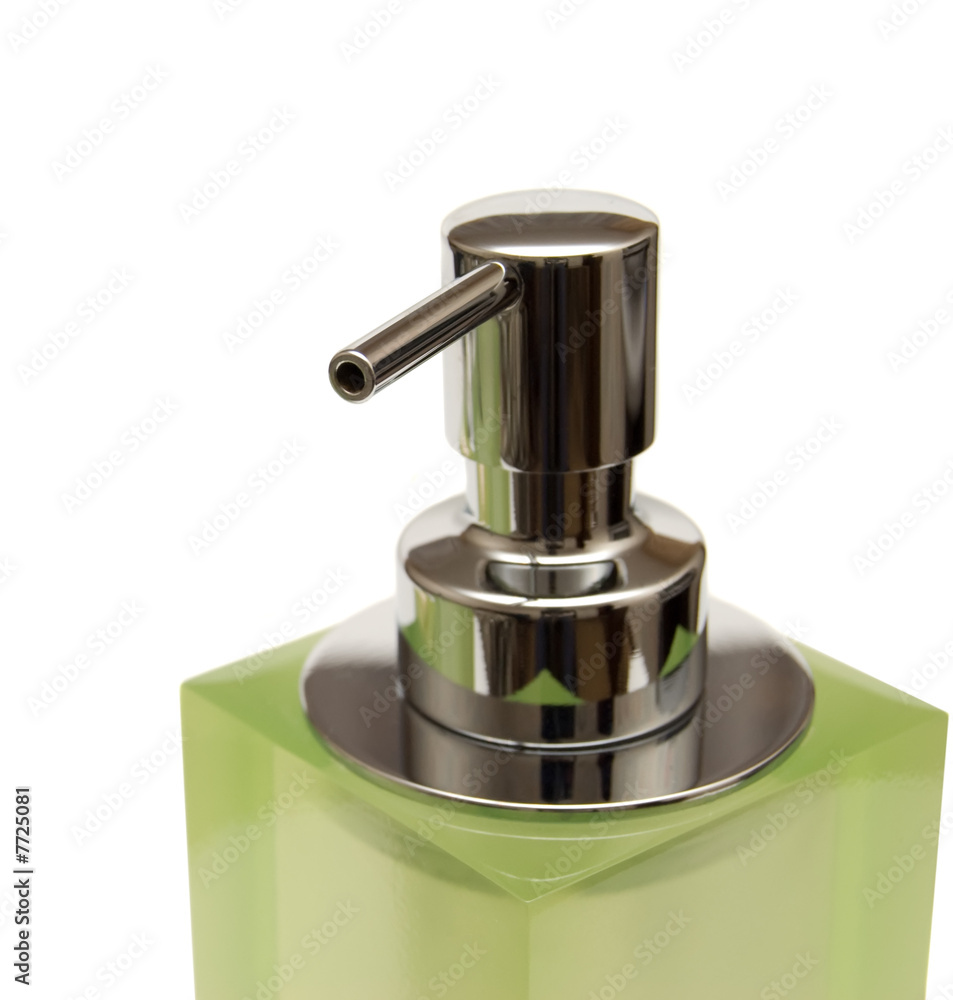 glass dispenser on a white background glass dispenser on a white background