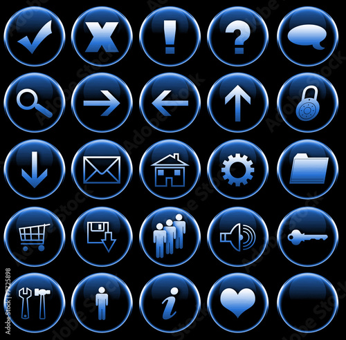 set of web icons