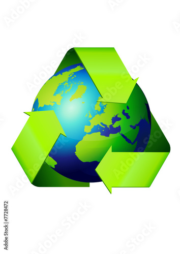 Terre et recyclage (détouré)