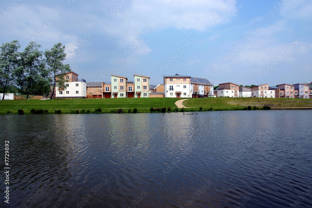 Lakeside modern housing