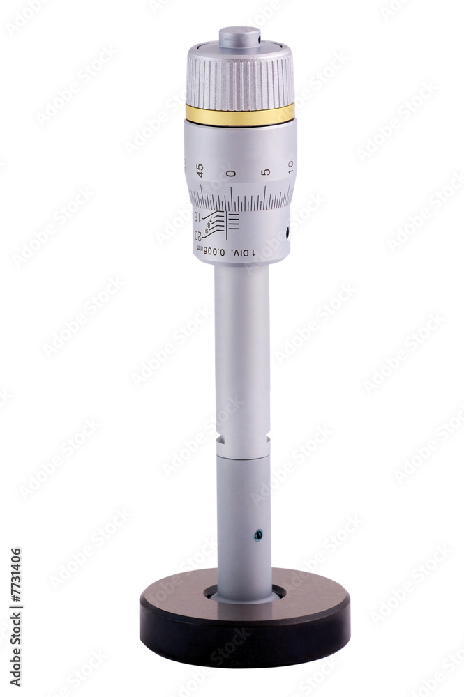Naklejka premium Micrometer with check ring