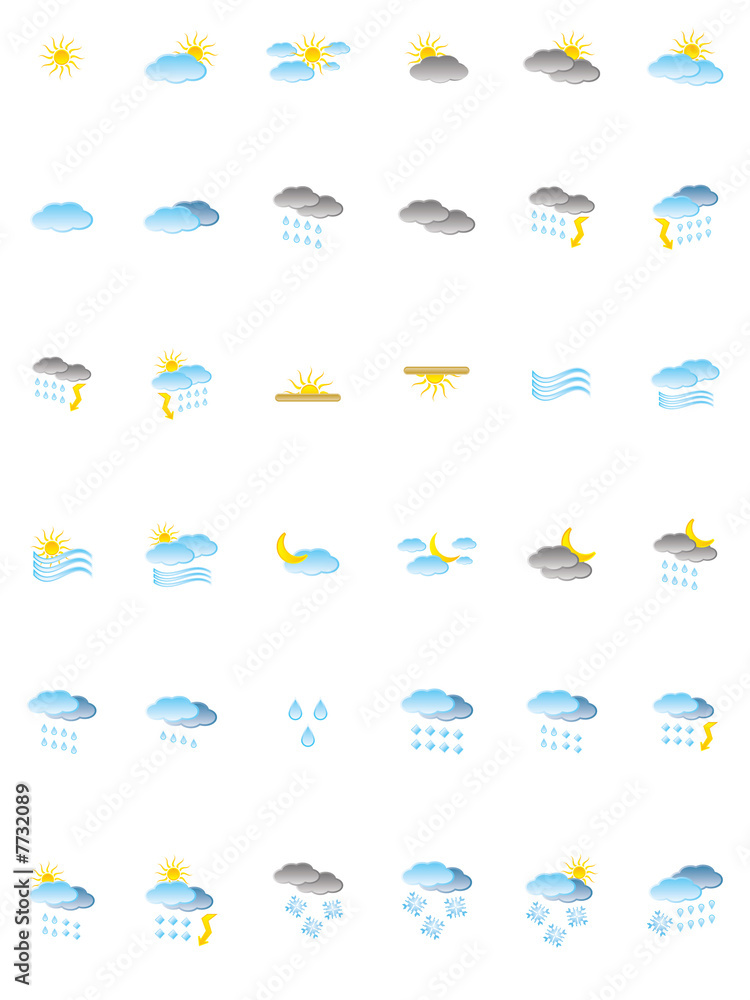 Obraz premium Weather icon
