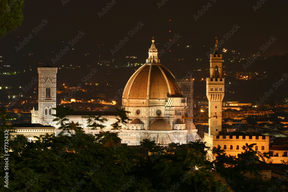 Fototapeta premium Centro storico di Firenze