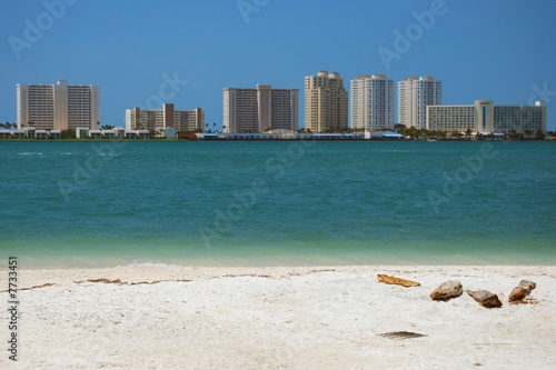 Beach and waterfront buildings, Clearwater, Tampa