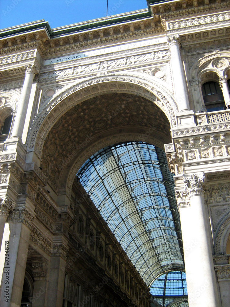 Galleria Vittorio Emanuele a Milano particolare
