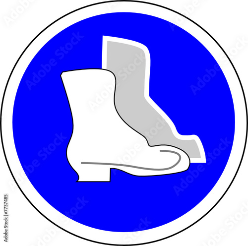 a0240 - Panneau obligation BOTTES DE SECURITE