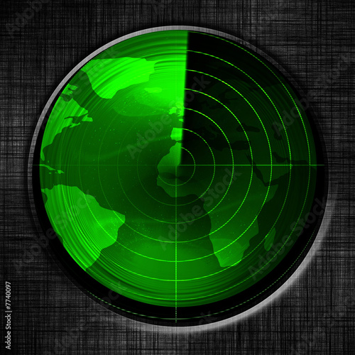 green radar screen