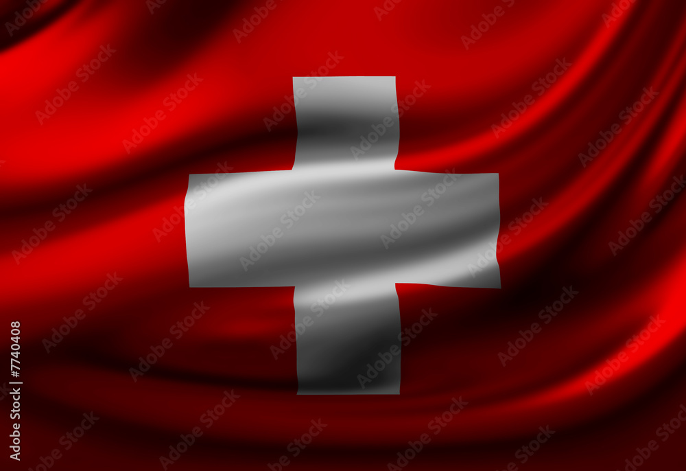 Fototapeta premium Swiss flag