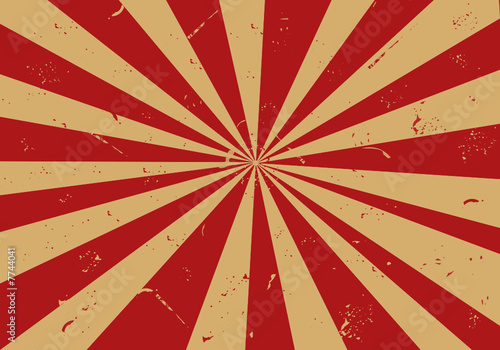 Grunged rays (red and yellow-grey)