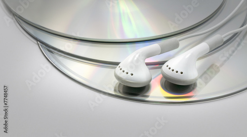 Earphones on Compact Disc