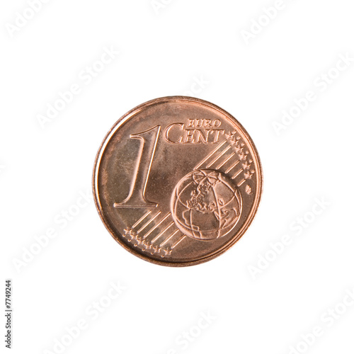 Wallpaper Mural One Euro Cent Coin Torontodigital.ca