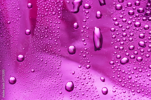 pink water drop for background