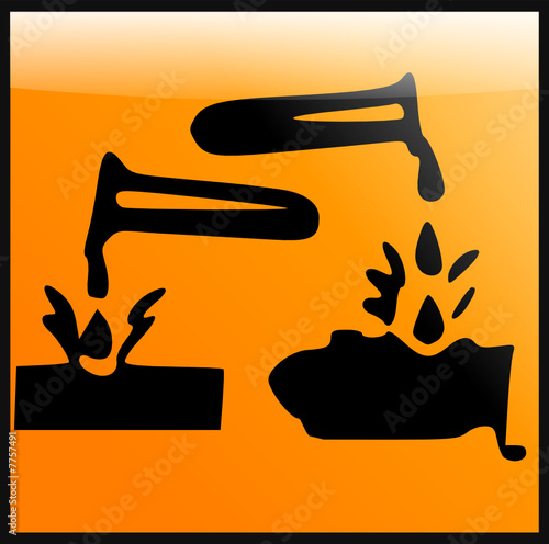 produit chimique corrosif