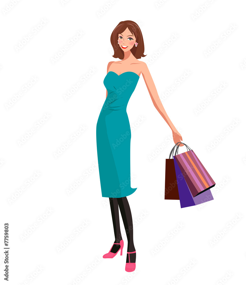 shopping woman