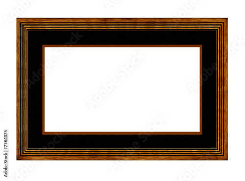 wood Picture Frame with mount