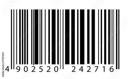 Bar code label photo