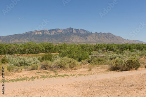 Rio Grande and Sandia Mountains