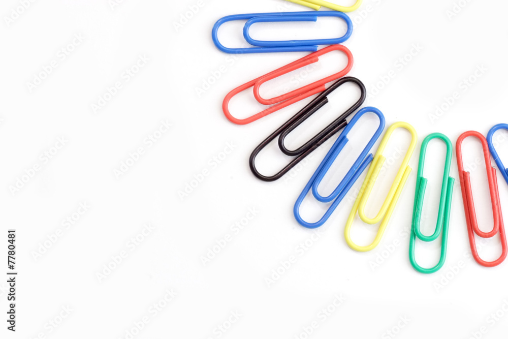 Bunte Bueroklammern Bunte Bueroklammern