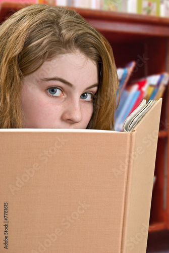 Reading a Book photo