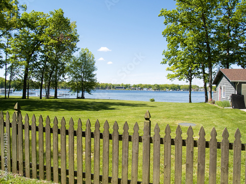 Fence and Lake