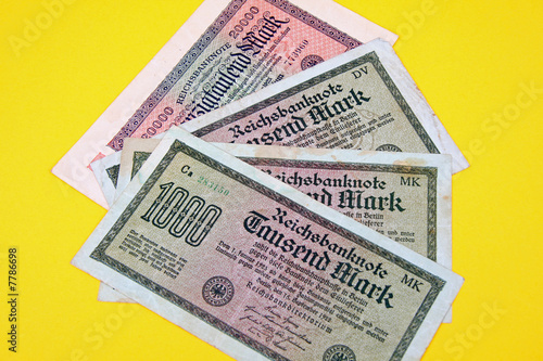 Reichsbanknoten photo