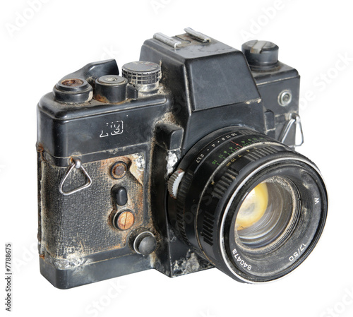 old rust camera