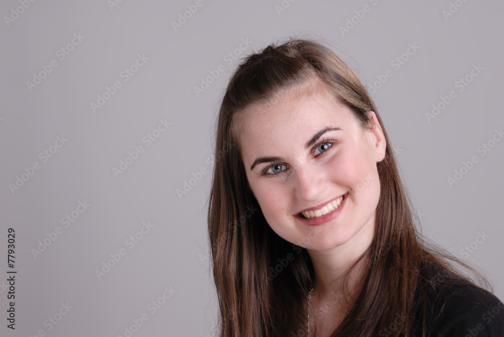 Cute smiling young lady Cute smiling young lady