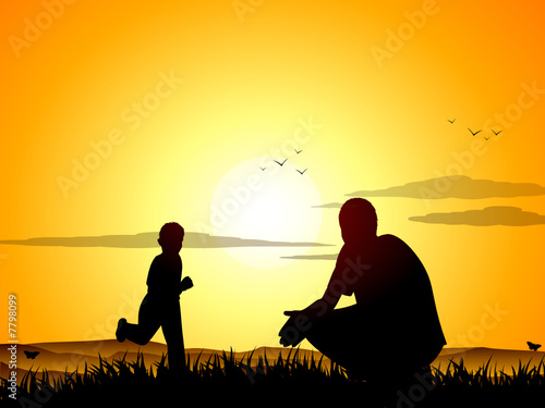 Father and son