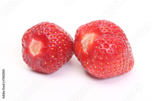 Obraz na płótnie Two sweet strawberry w salonie