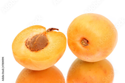 Obraz na płótnie Apricot with halves w salonie