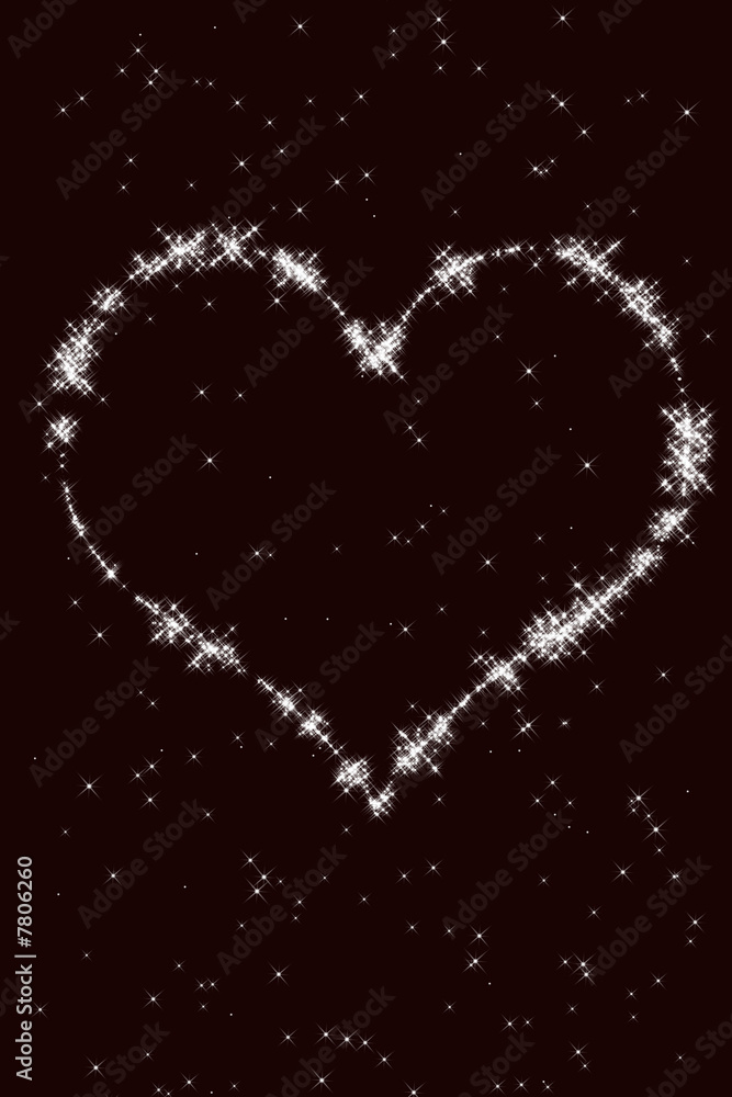 heart in a starry sky heart in a starry sky
