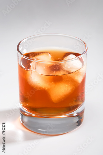 whisky with an ice