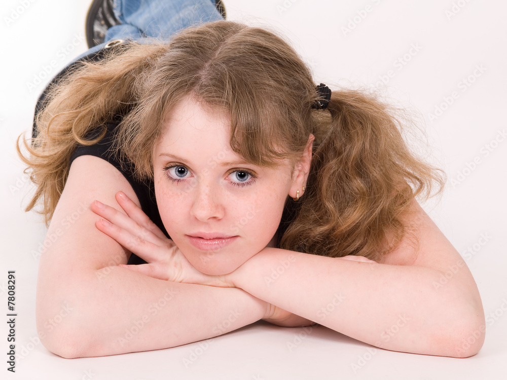 Fototapeta premium beautiful teenager girl