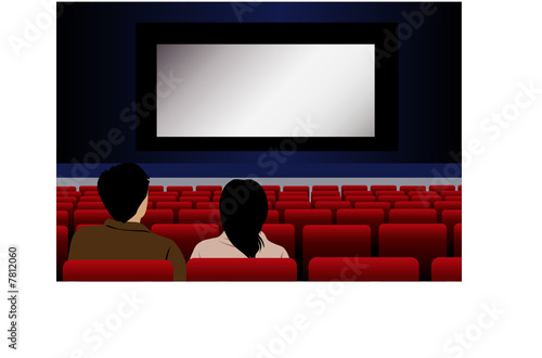 vector couple in cinema
