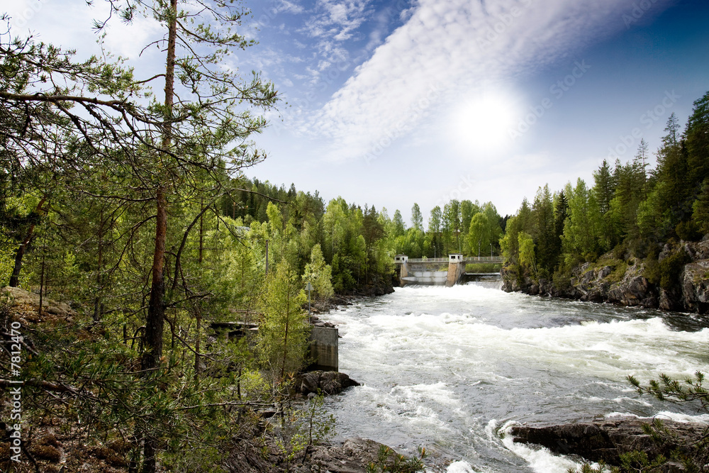 Fototapeta premium Hydro Power River