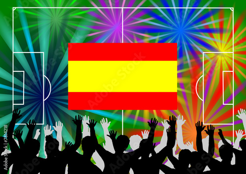 soccer, bandiera spagna
