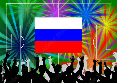 soccer, bandiera russia